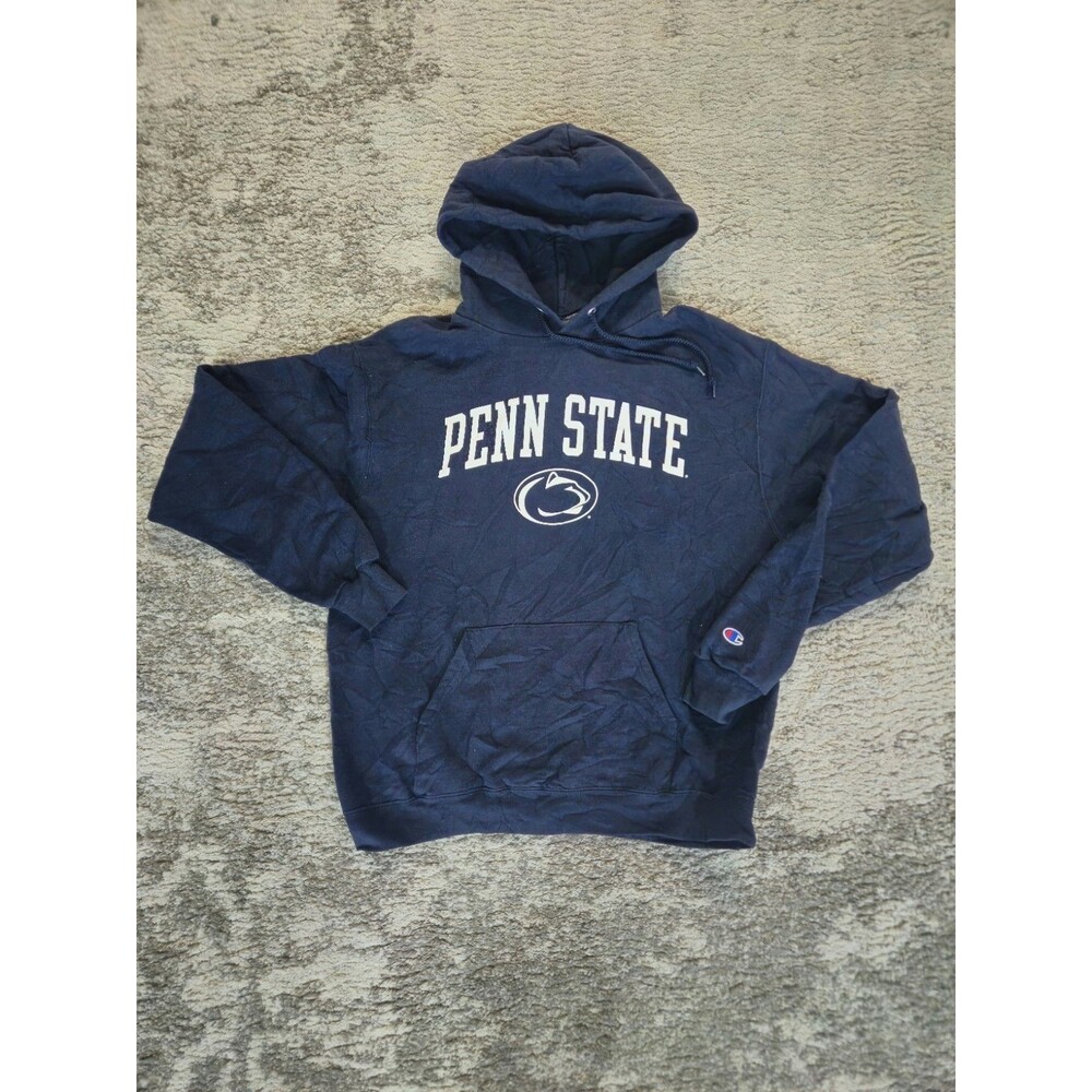 Champion Penn State Nittany Lions Mens M Navy Blue hoodie